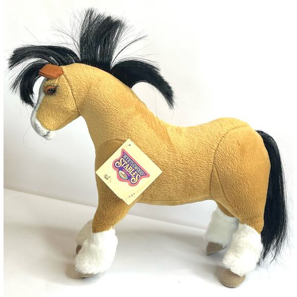 Myrtlewood Stable Horse Plush Stuffed Animal 12" Clydesdale Heather Applause New - Picture 5 of 7
